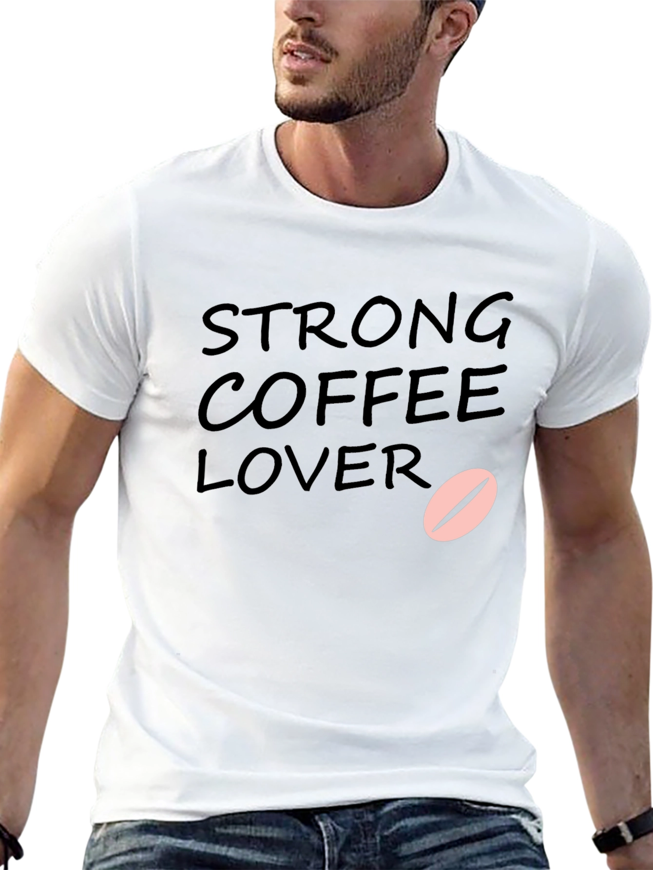 Strong Coffee Lover T-Shirt - Black