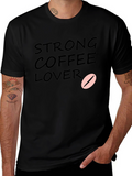 Strong Coffee Lover T-Shirt - Black