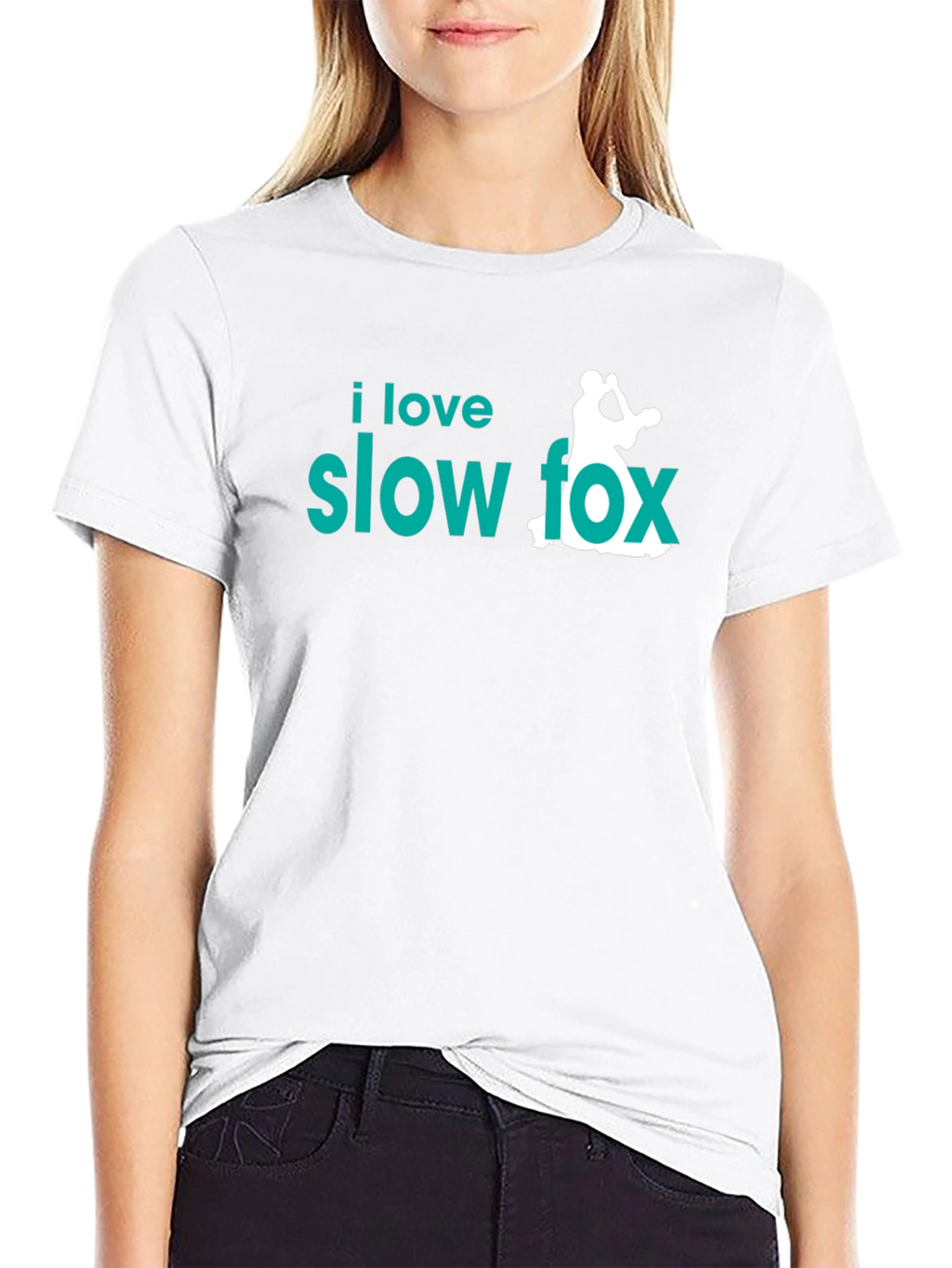I Love Slow Fox Dance T-Shirt - Black