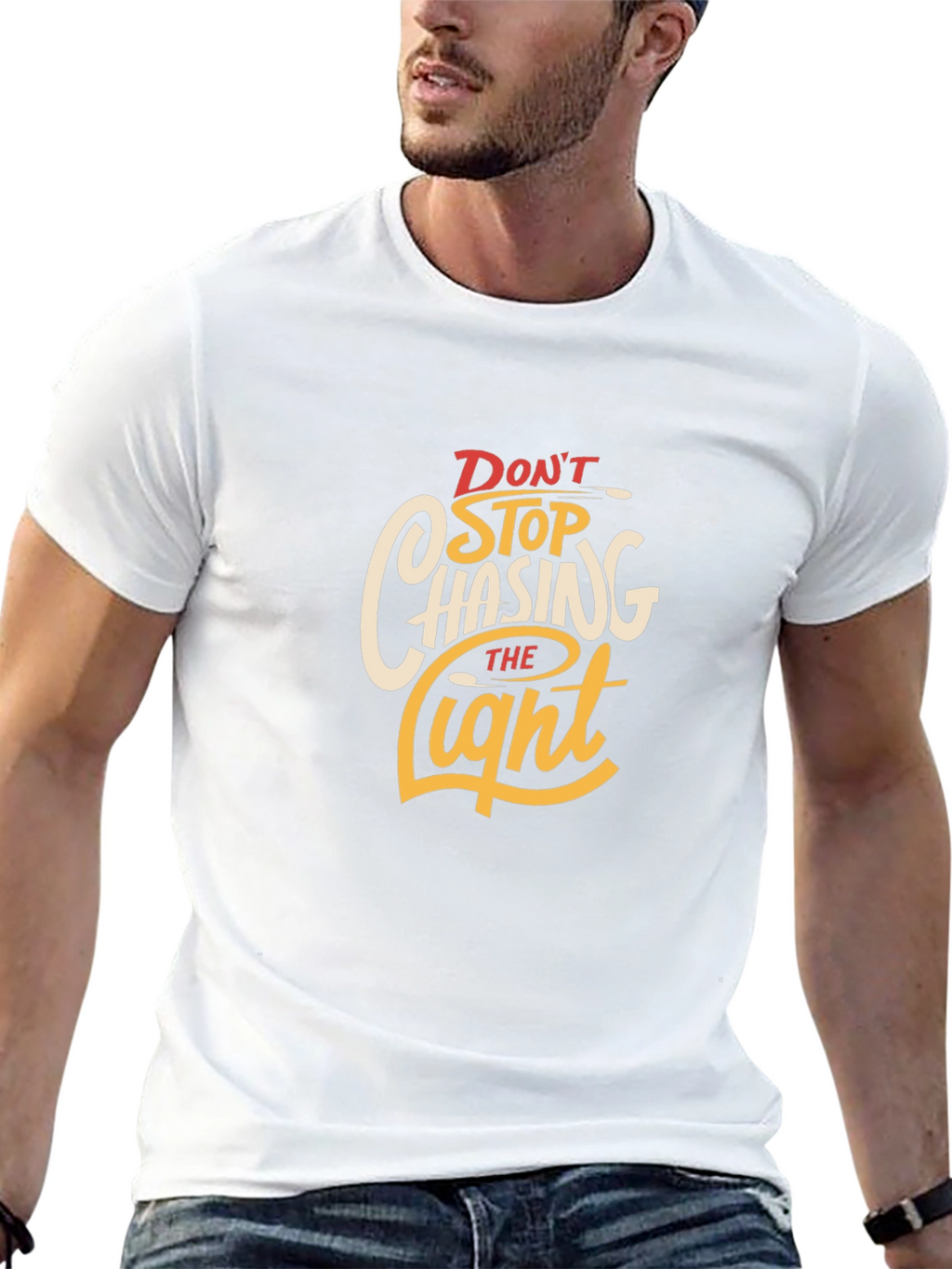 Dont Stop Chasing the Light Graphic Tee