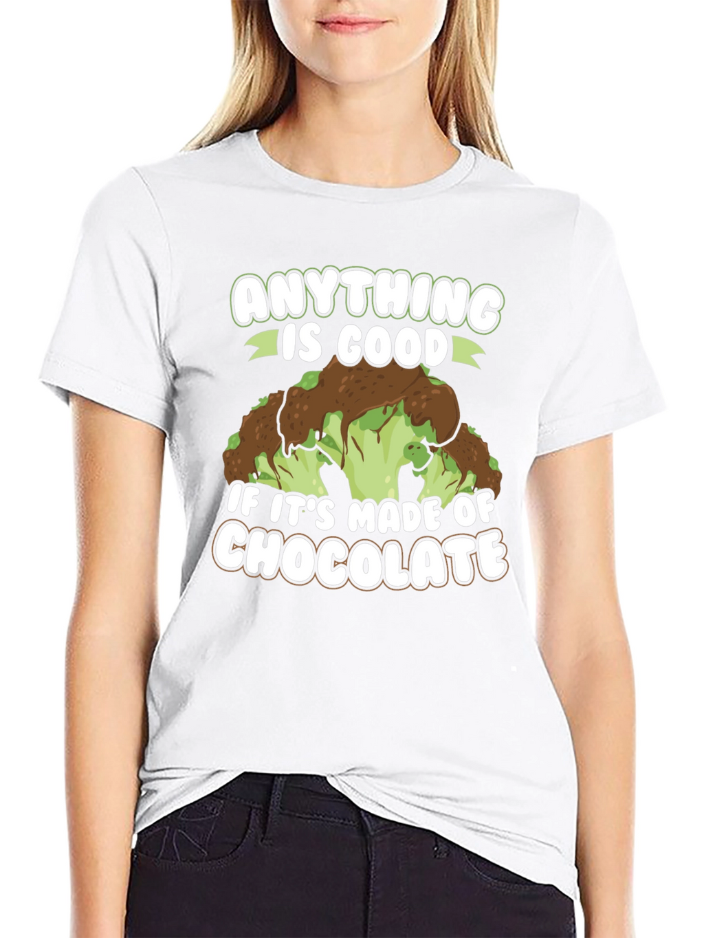 Chocolate Broccoli T-Shirt: Anything is Good!