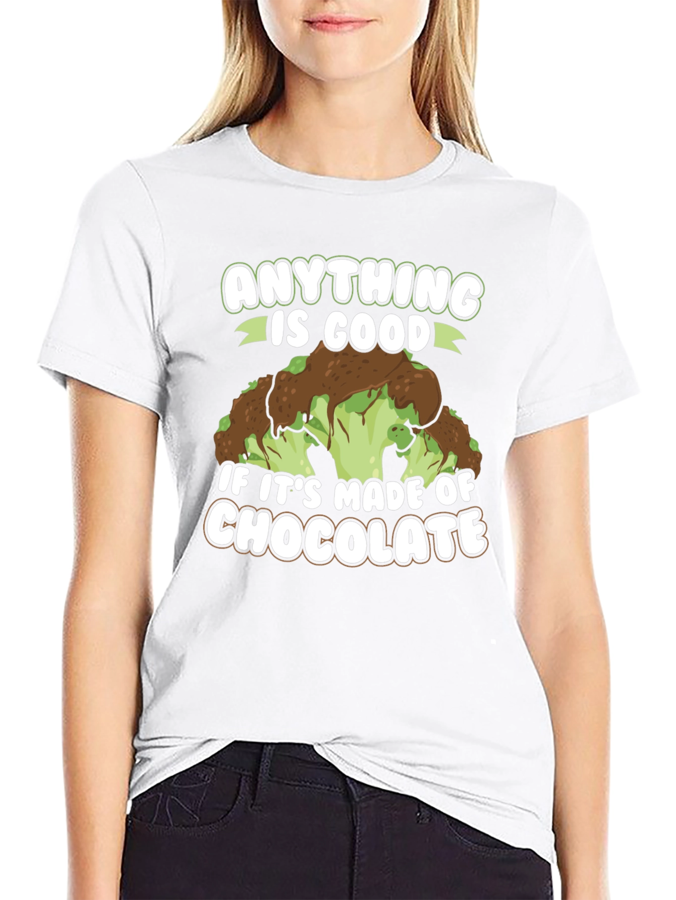 Chocolate Broccoli T-Shirt: Anything is Good!