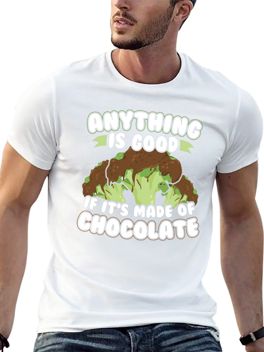 Chocolate Broccoli T-Shirt: Anything is Good!