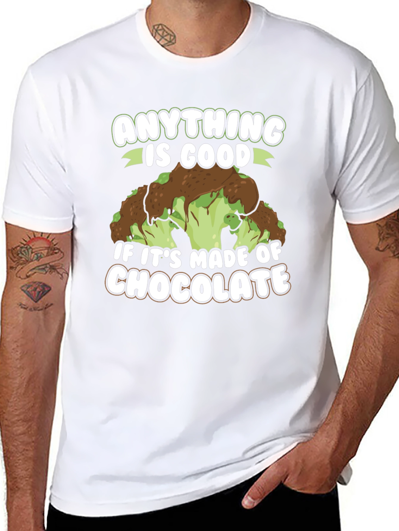 Chocolate Broccoli T-Shirt: Anything is Good!