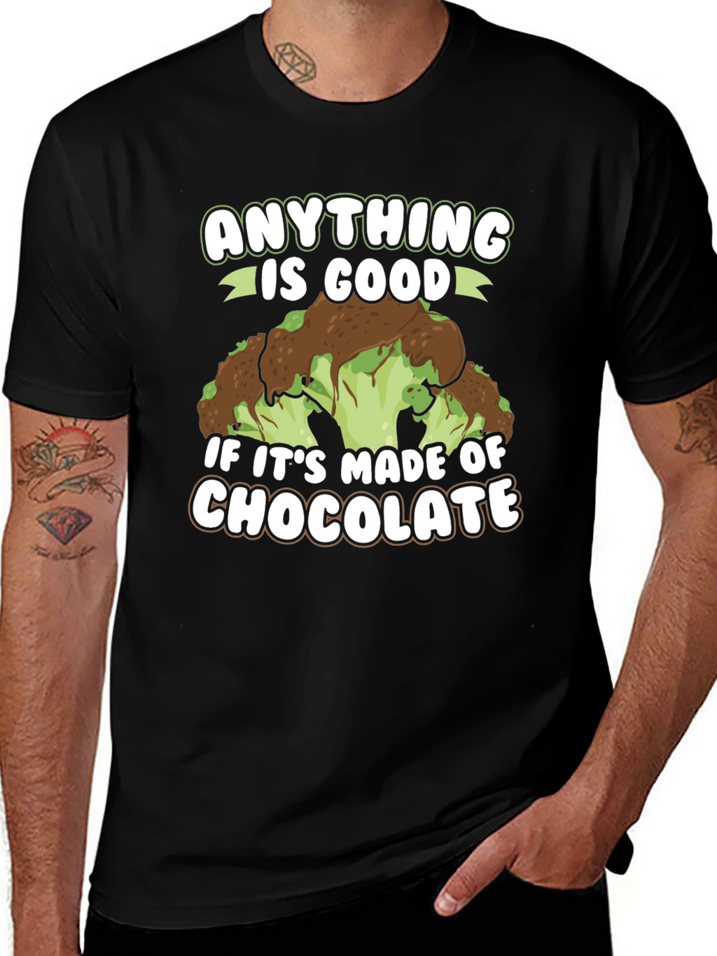 Chocolate Broccoli T-Shirt: Anything is Good!