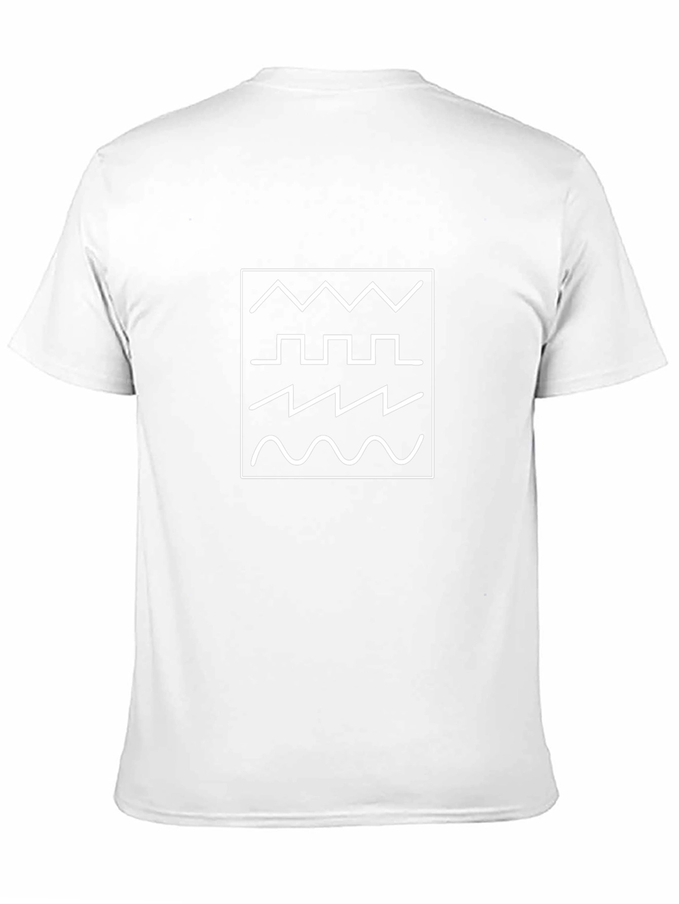 Synth Waveform Graphic Tee - Black