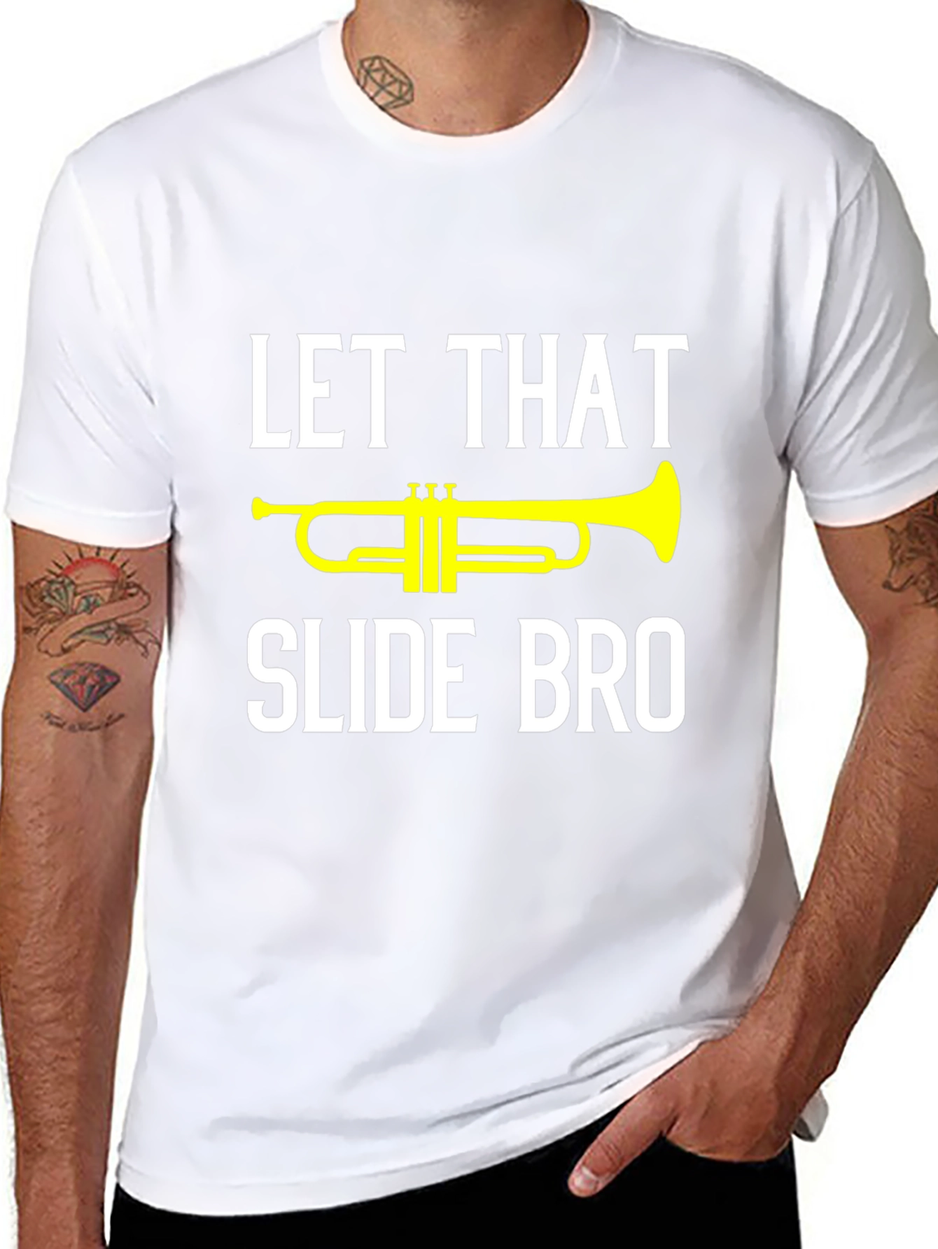 Let That Slide Bro Trumpet T-Shirt