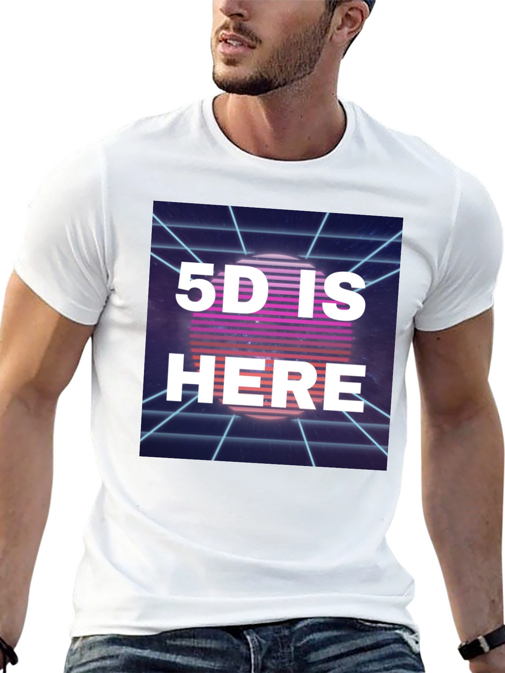 Retro 5D Is Here Graphic Tee