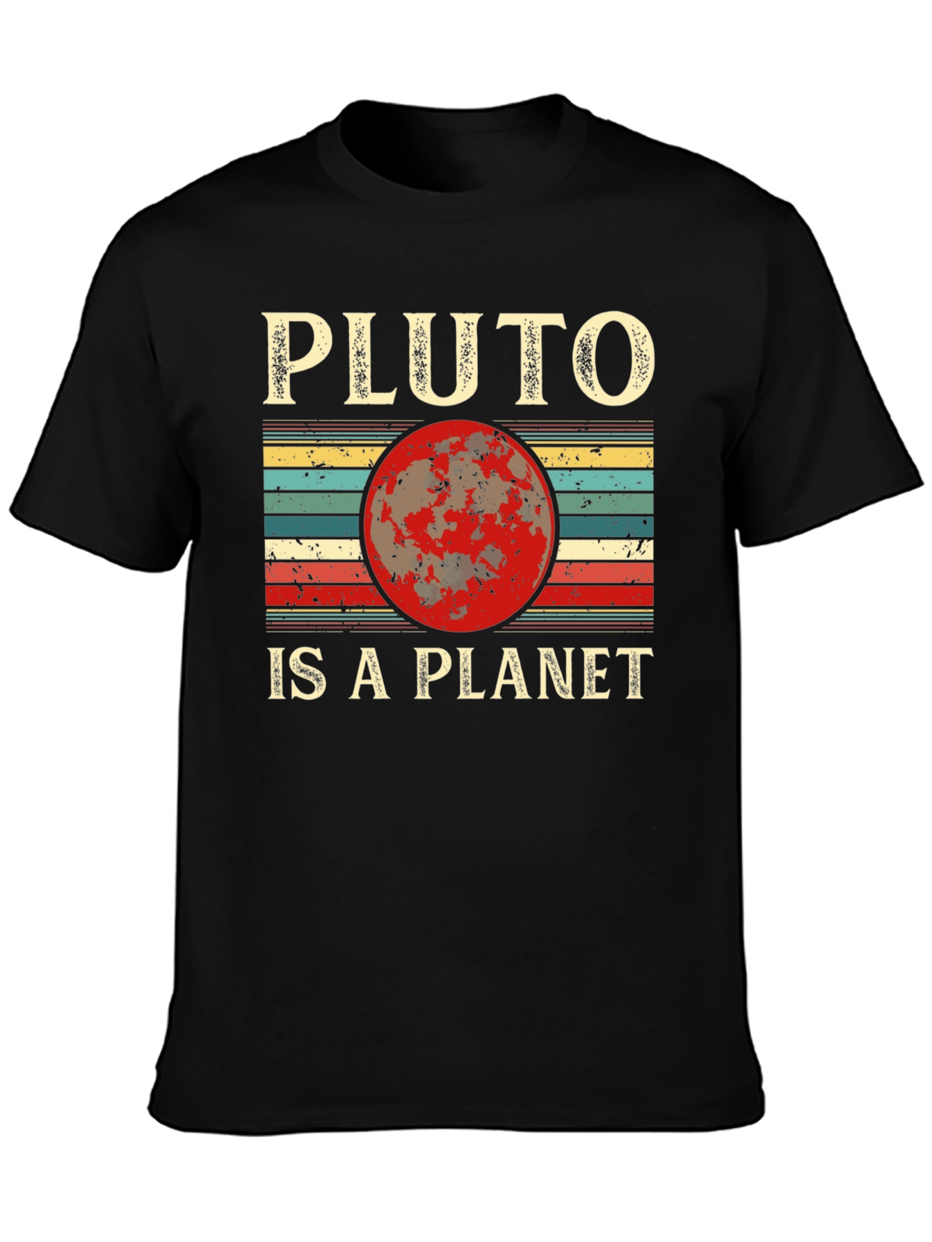 Pluto Is A Planet Retro Graphic Tee