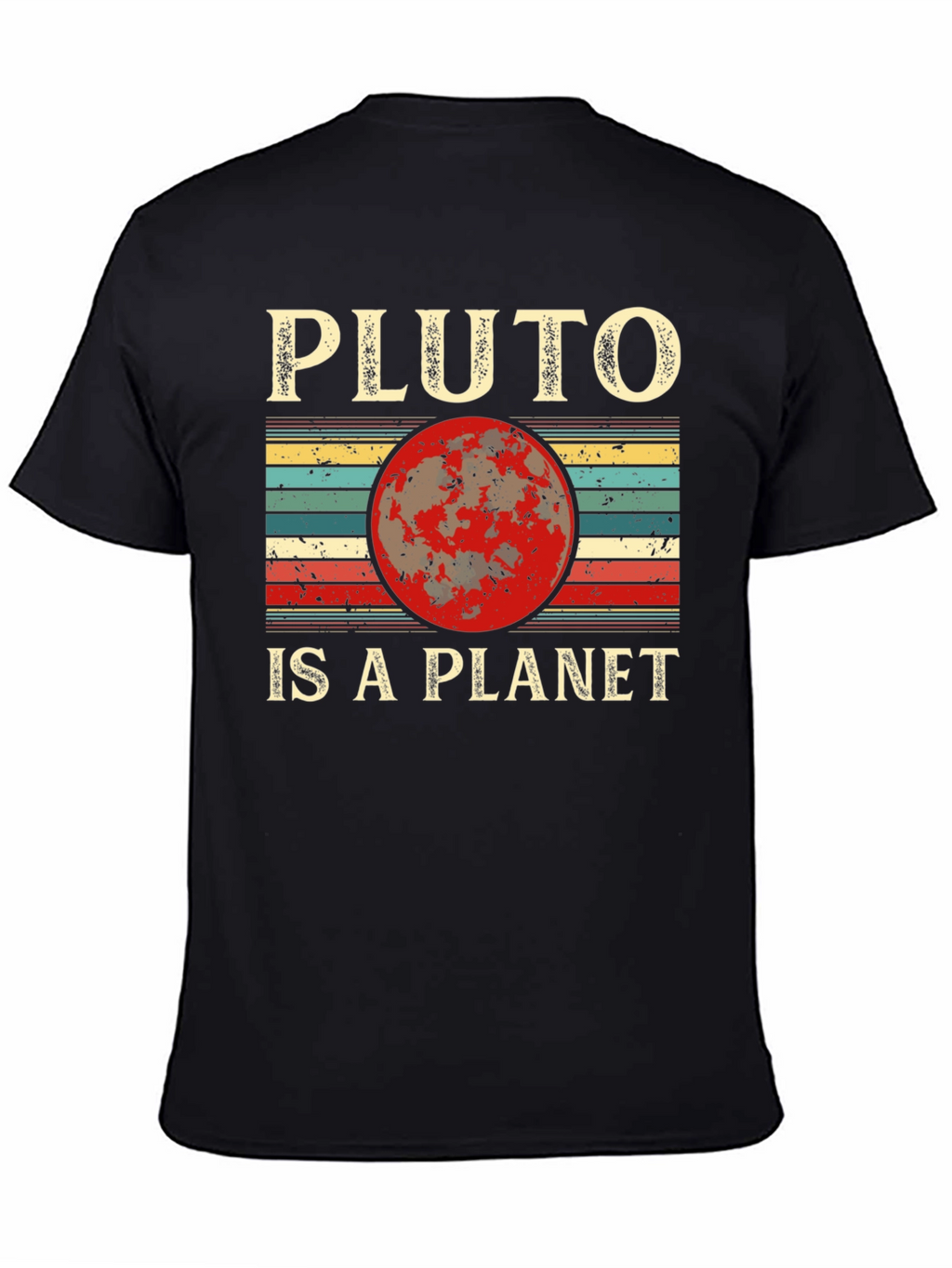 Pluto Is A Planet Retro Graphic Tee