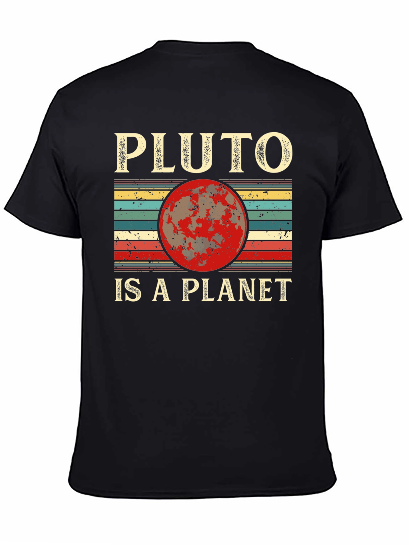 Pluto Is A Planet Retro Graphic Tee