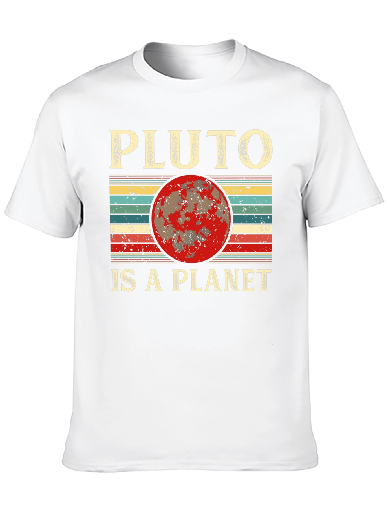 Pluto Is A Planet Retro Graphic Tee