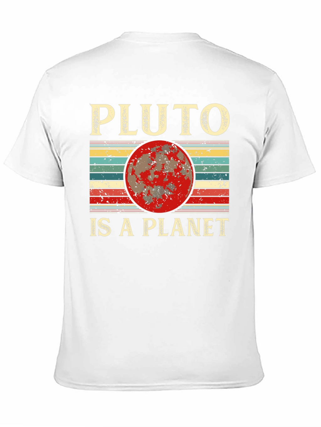Pluto Is A Planet Retro Graphic Tee