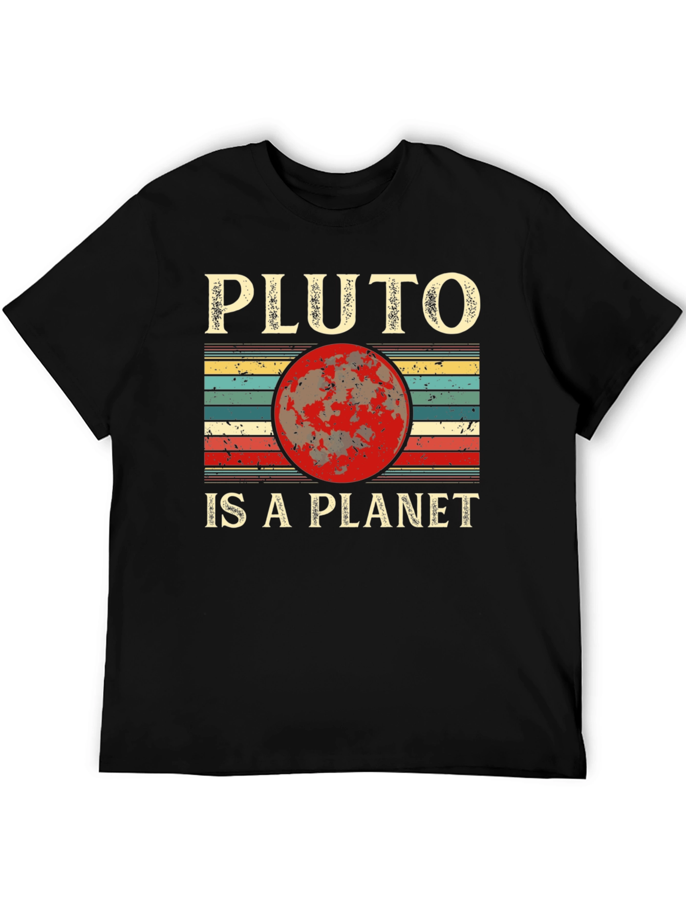 Pluto Is A Planet Retro Graphic Tee