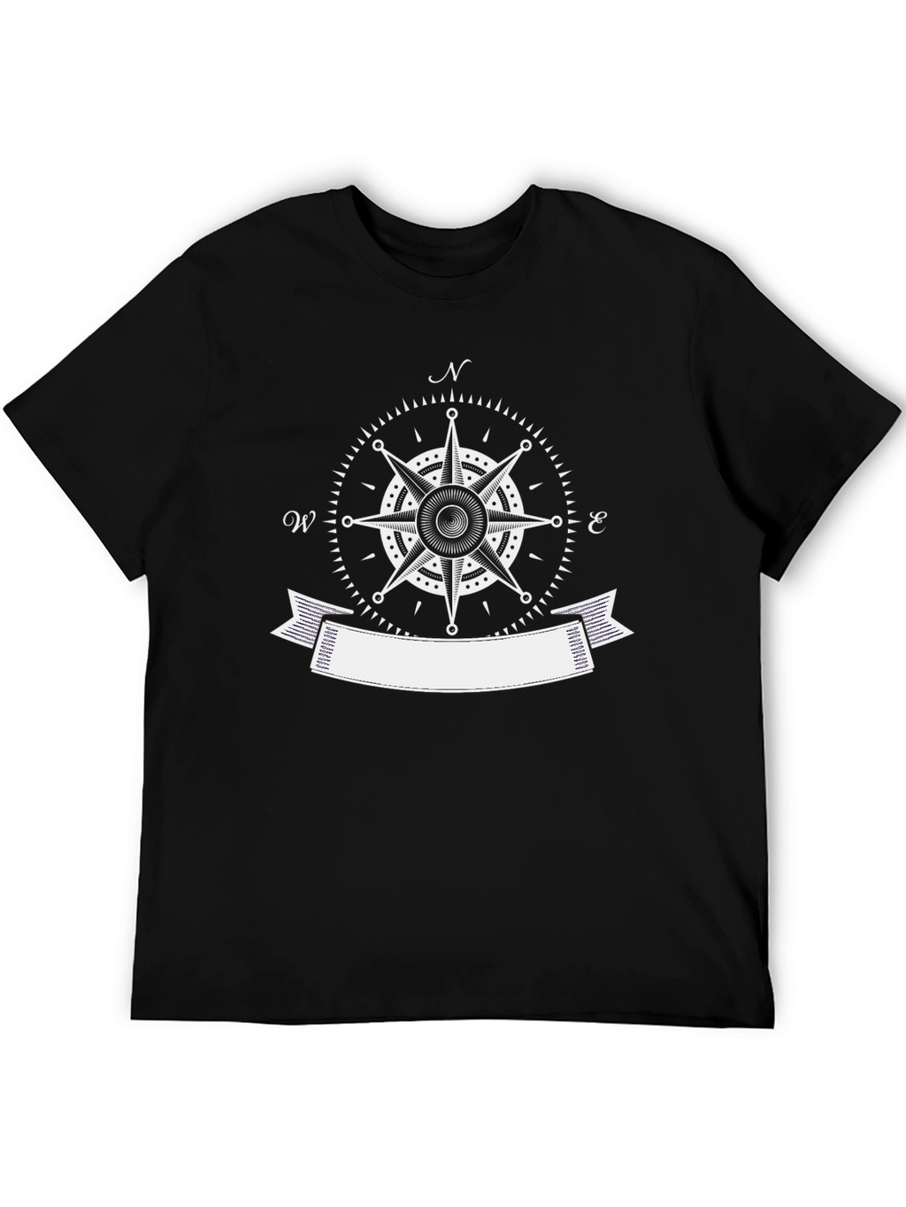 Compass Rose Graphic Tee - Black