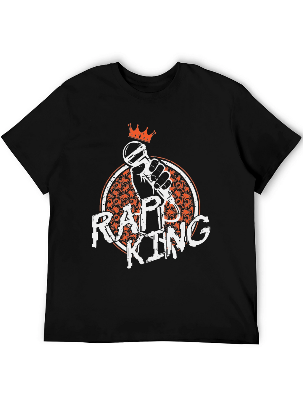 Rap King Graphic Tee - Black