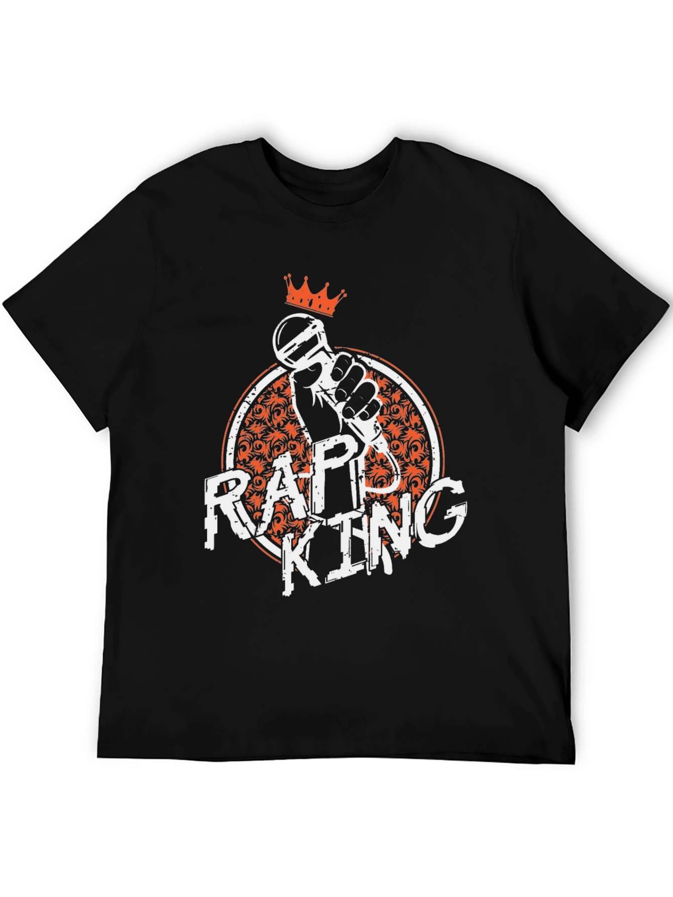 Rap King Graphic Tee - Black