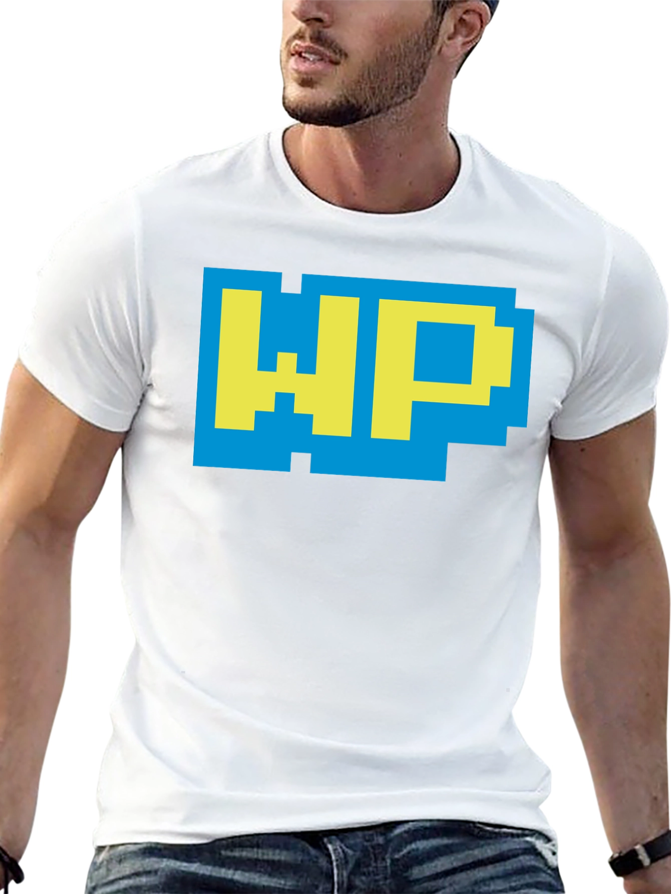 Retro Pixel WP Graphic T-Shirt