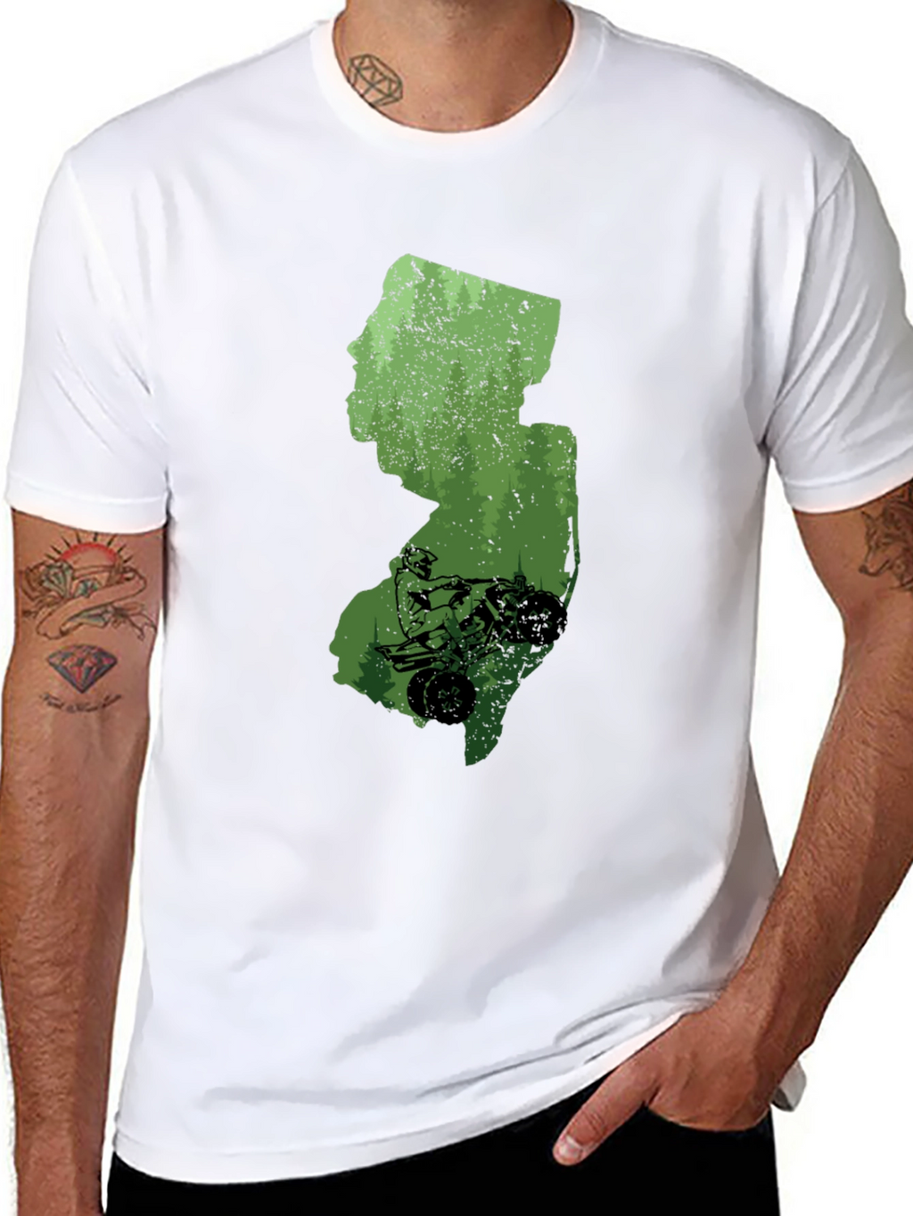 New Jersey ATV Black Graphic T-Shirt