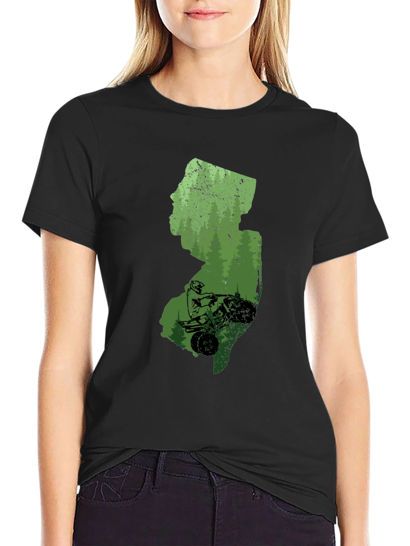 New Jersey ATV Black Graphic T-Shirt