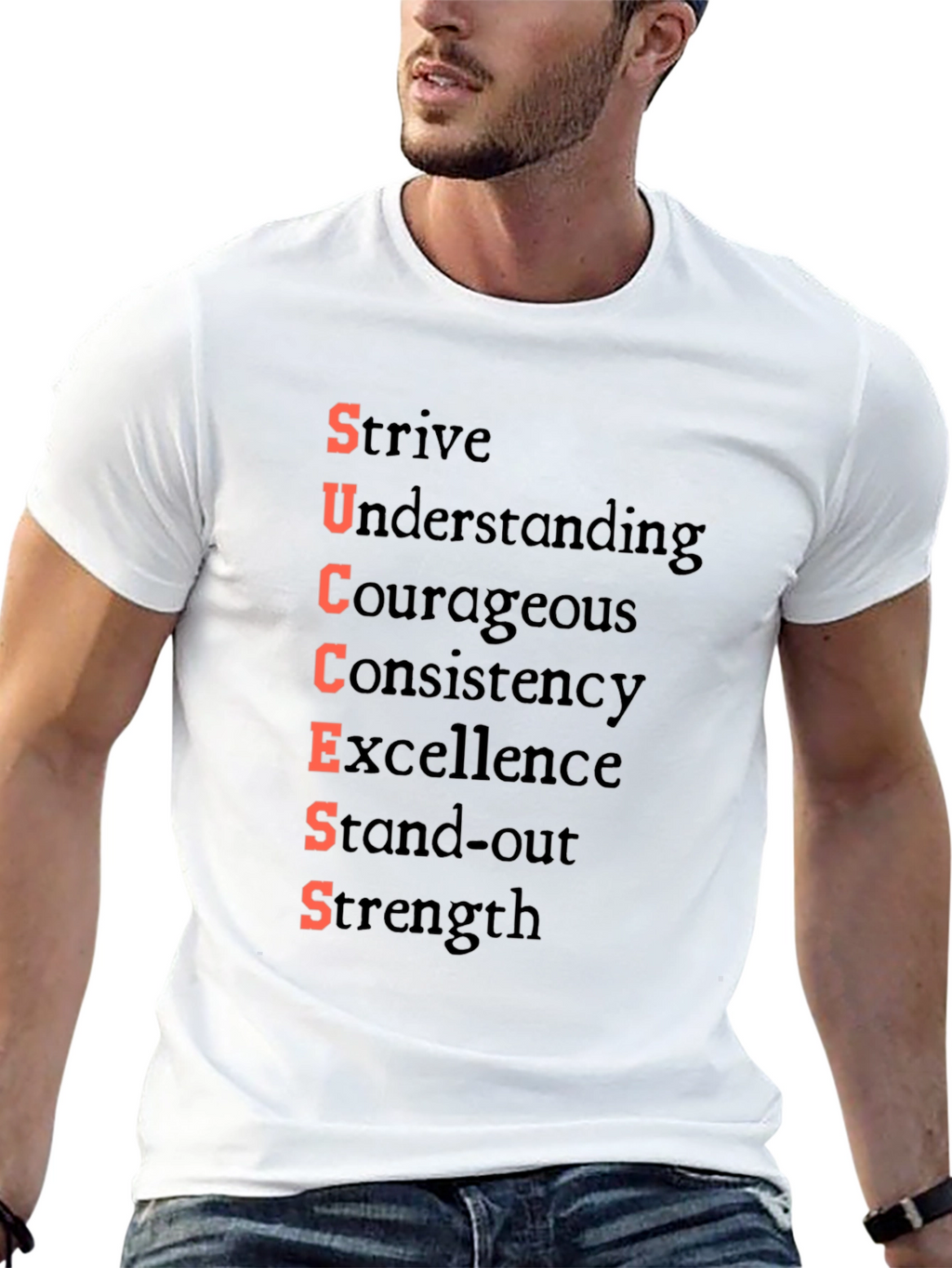 Motivational SUCCESS T-Shirt - Strive for Greatness