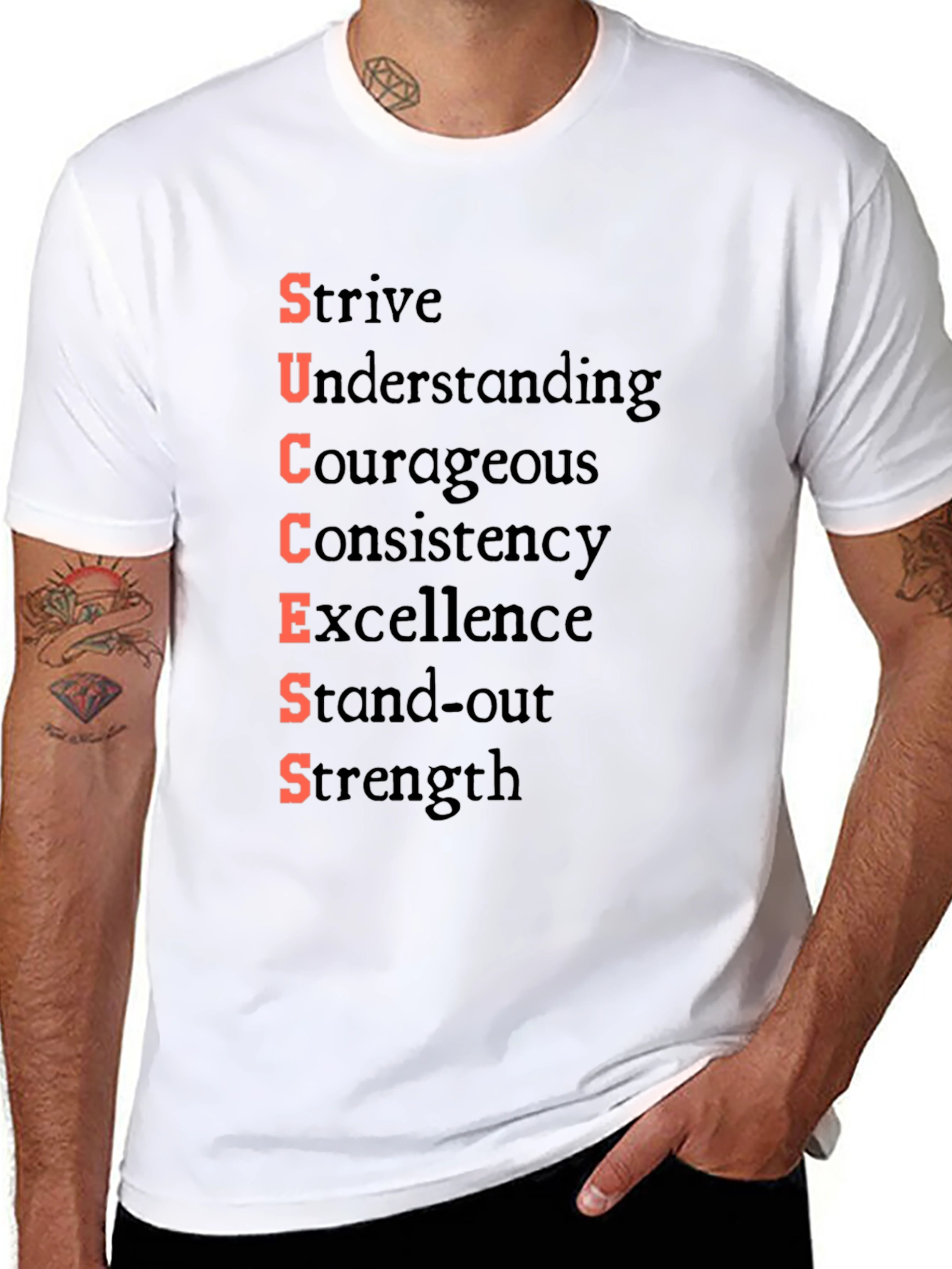 Motivational SUCCESS T-Shirt - Strive for Greatness