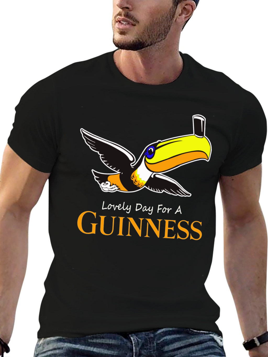 Guinness Toucan Black T-Shirt