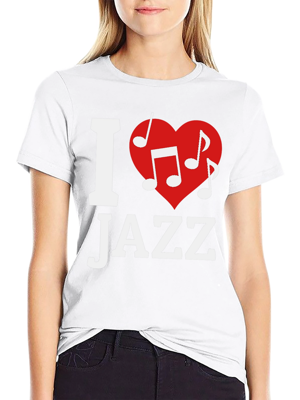 I Heart Jazz Music T-Shirt