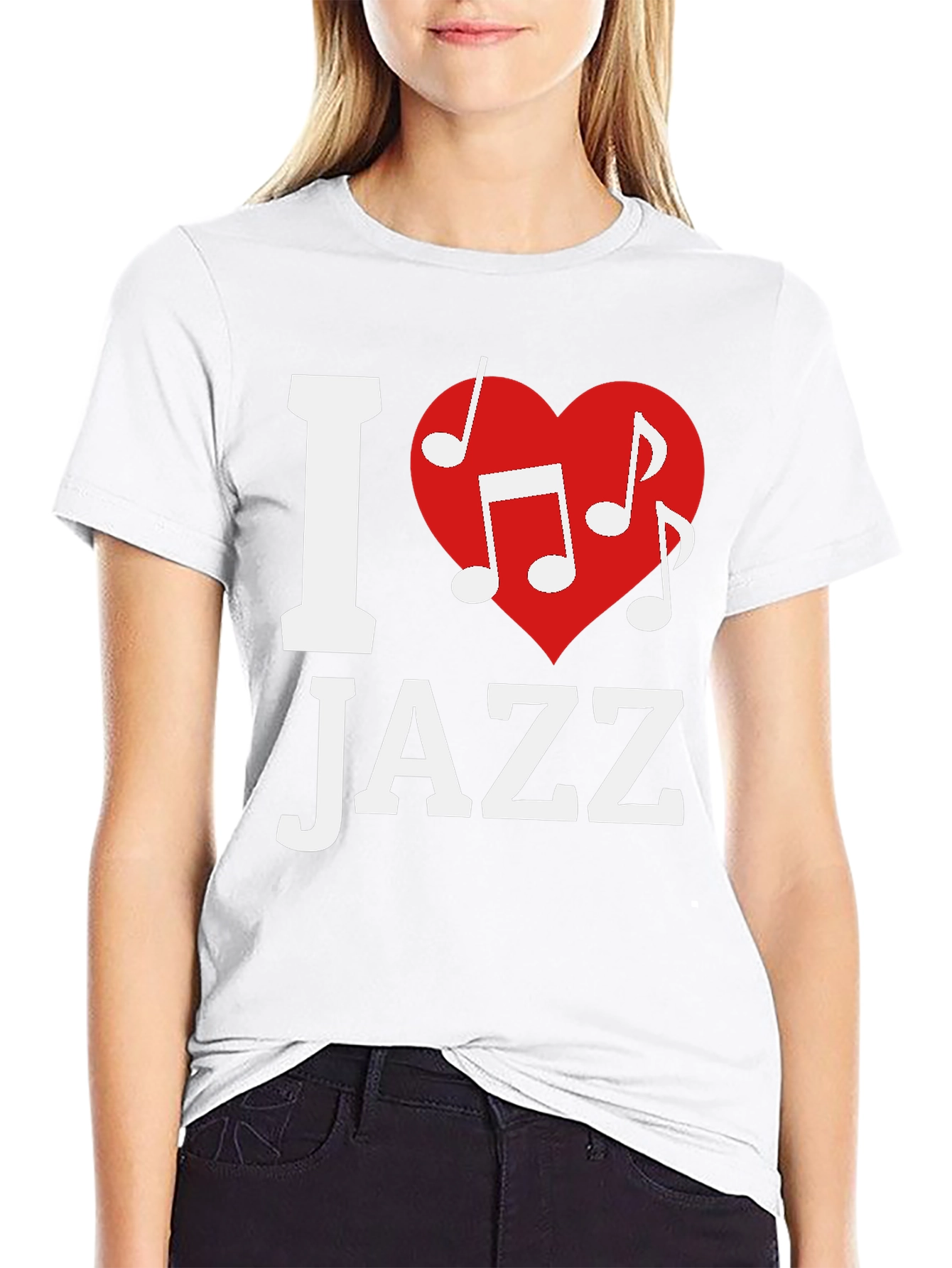 I Heart Jazz Music T-Shirt