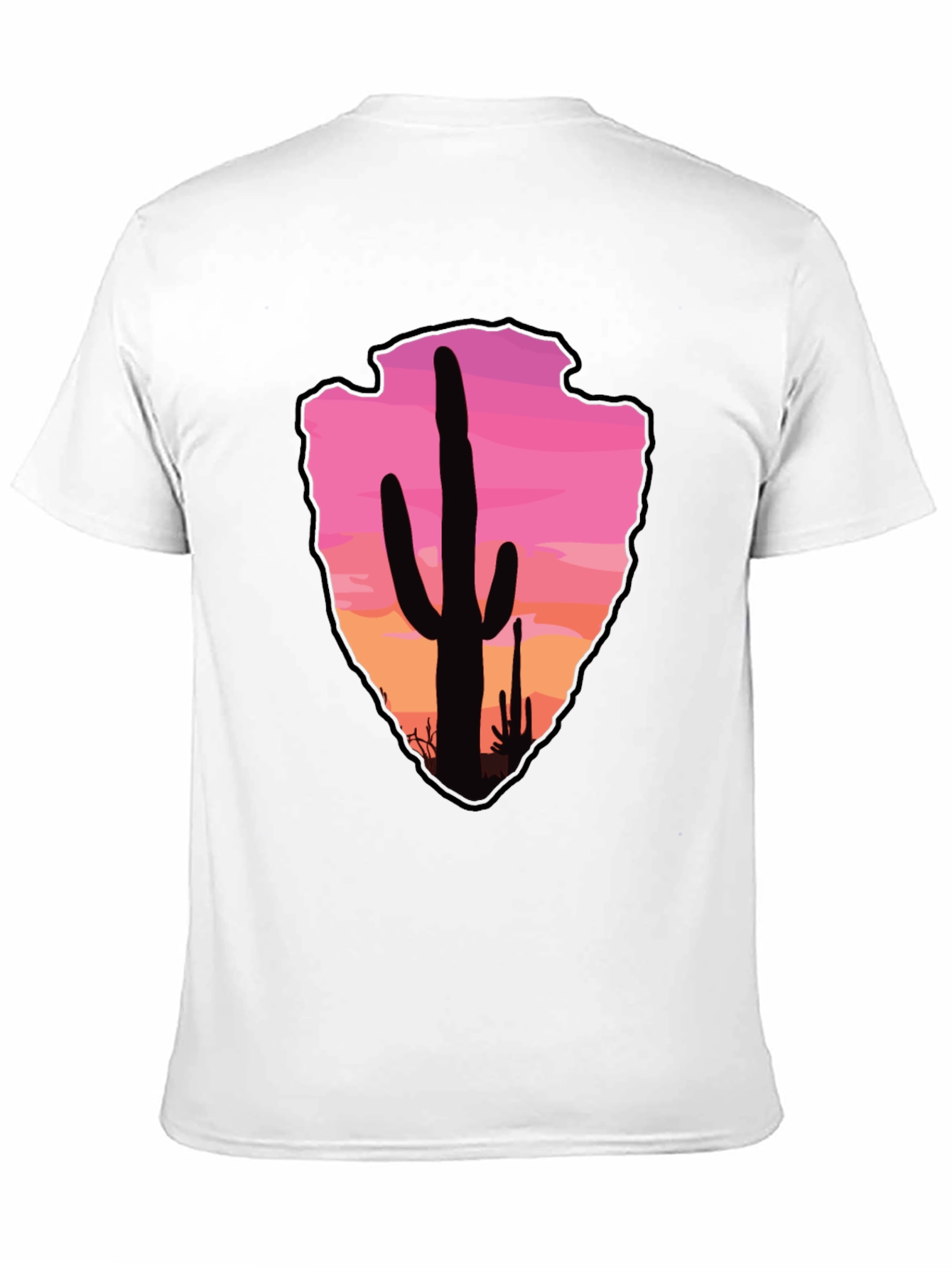 Cactus Arrowhead Sunset T-Shirt