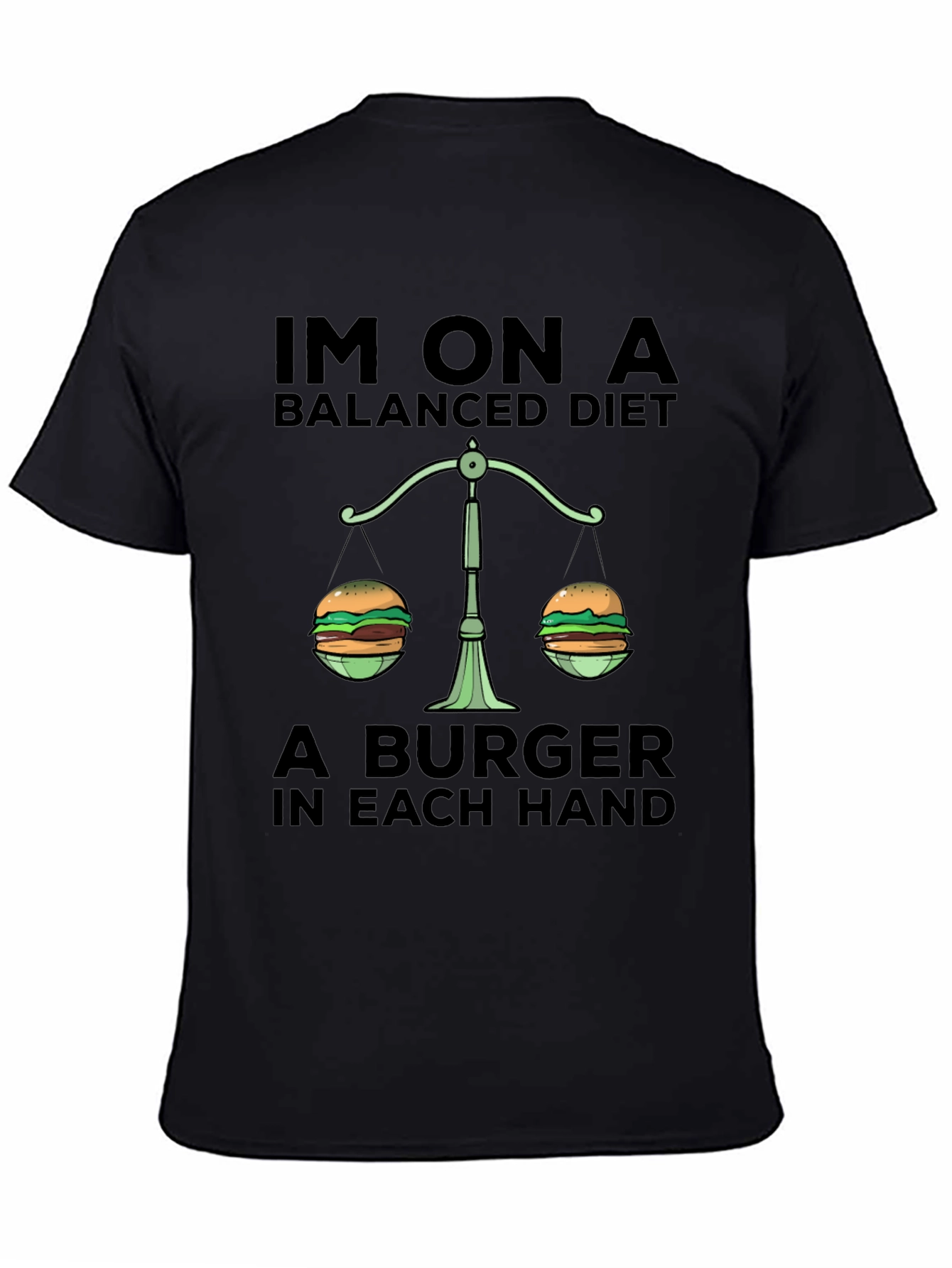 Balanced Diet Burger T-Shirt