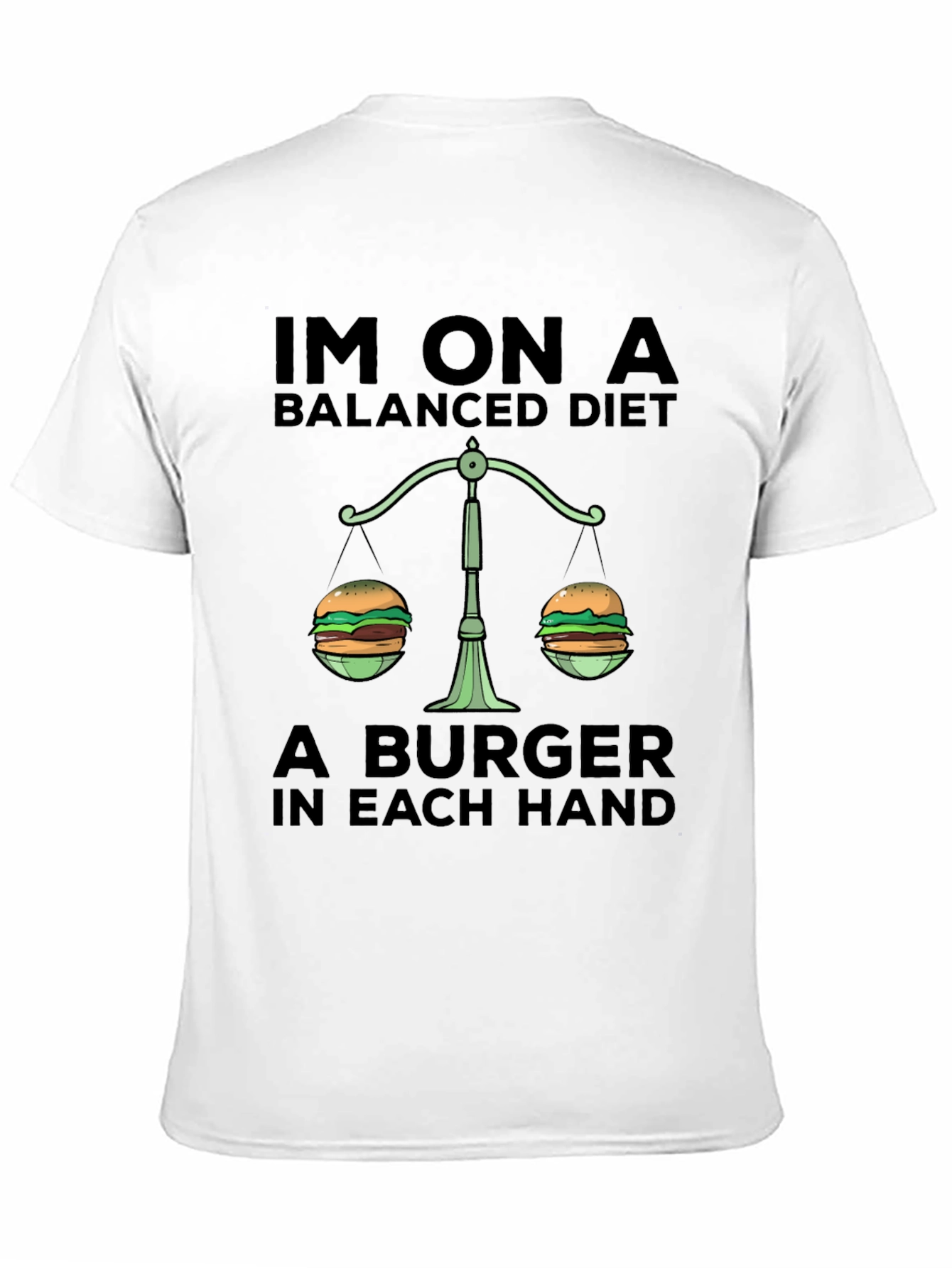 Balanced Diet Burger T-Shirt