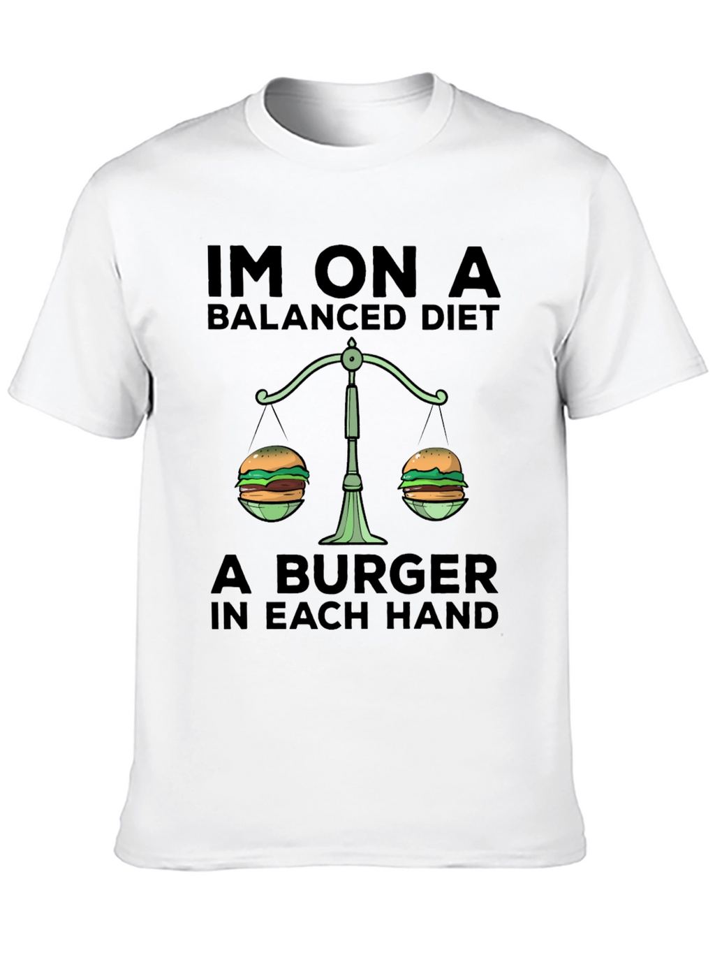 Balanced Diet Burger T-Shirt