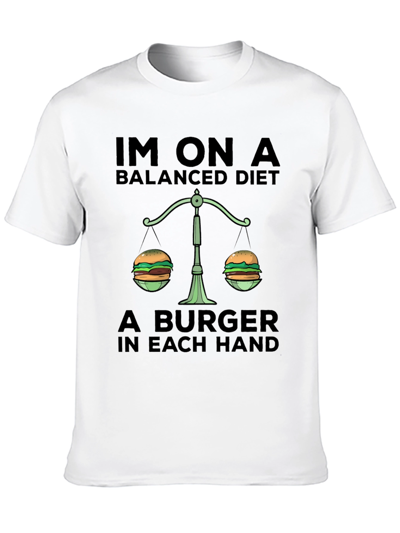 Balanced Diet Burger T-Shirt