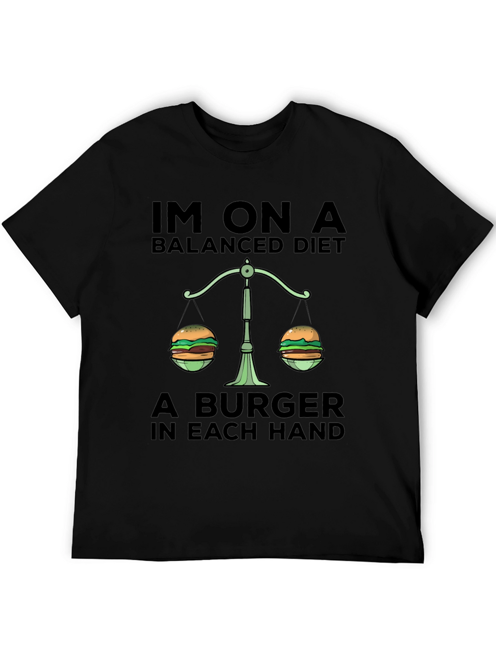 Balanced Diet Burger T-Shirt