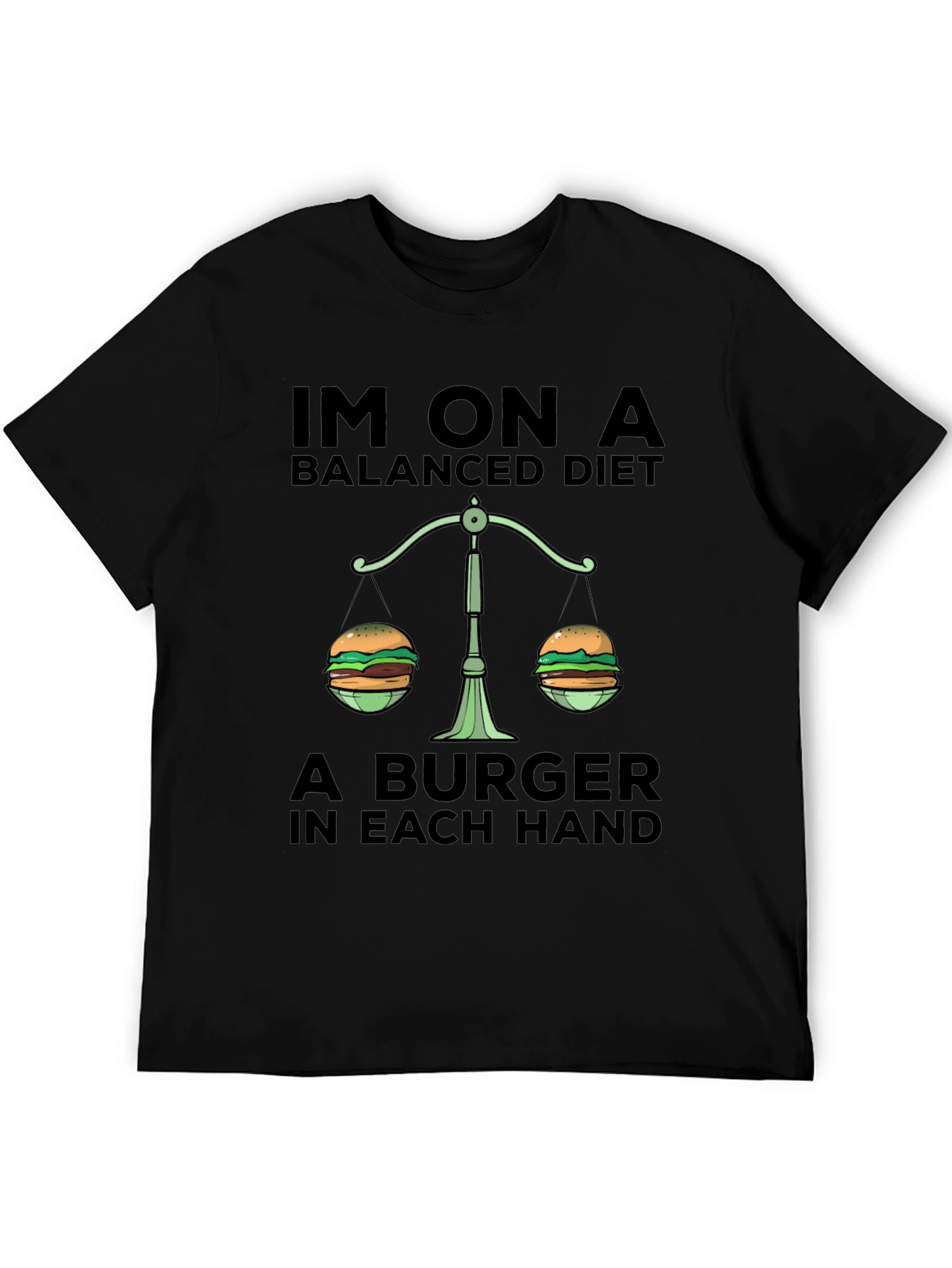 Balanced Diet Burger T-Shirt