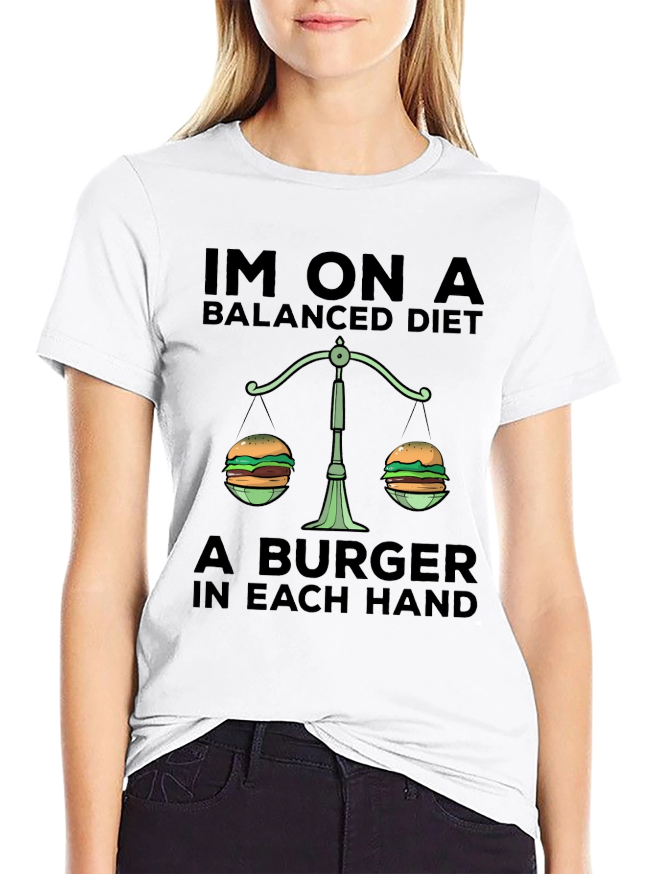 Balanced Diet Burger T-Shirt