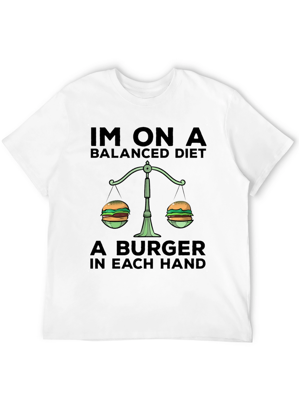 Balanced Diet Burger T-Shirt