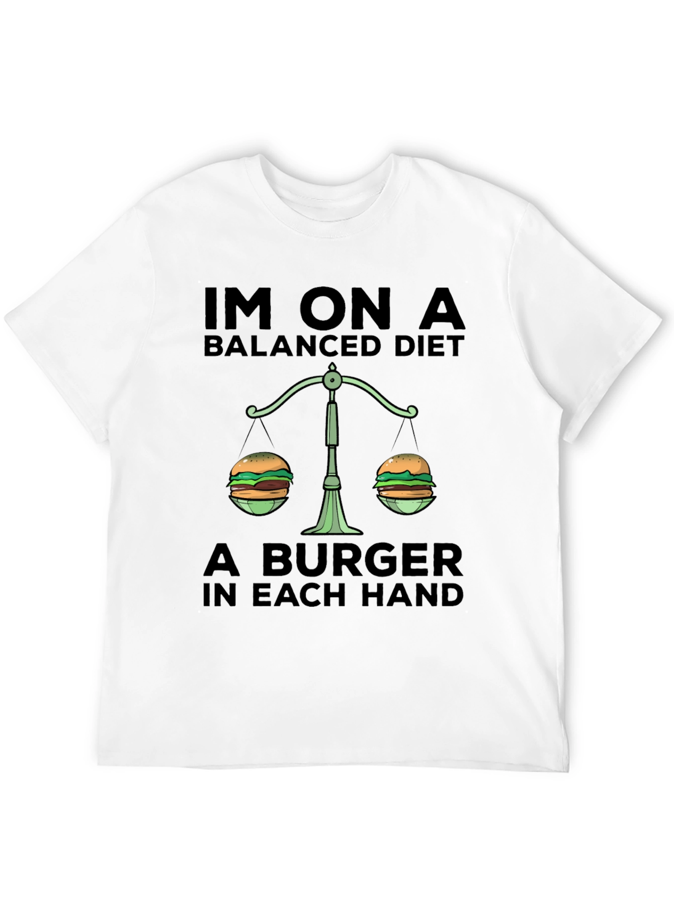 Balanced Diet Burger T-Shirt