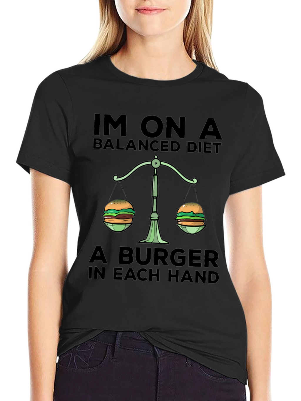 Balanced Diet Burger T-Shirt