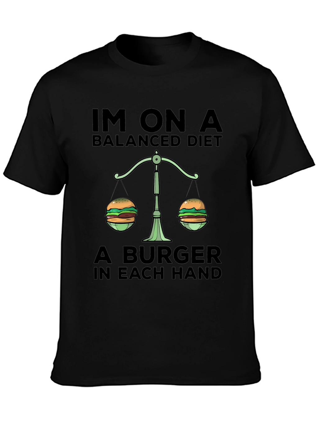 Balanced Diet Burger T-Shirt