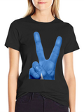 Peace Sign T-Shirt - Somalian Flag Design