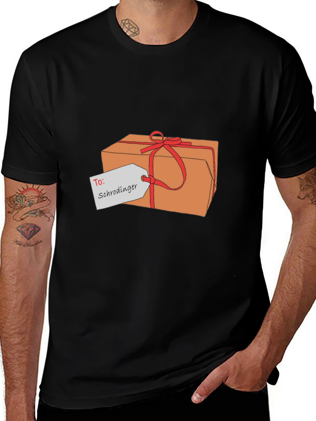 Schrödingers Cat Gift Box T-Shirt