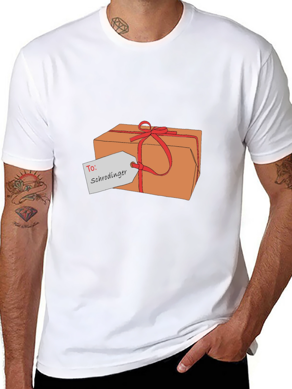 Schrödingers Cat Gift Box T-Shirt