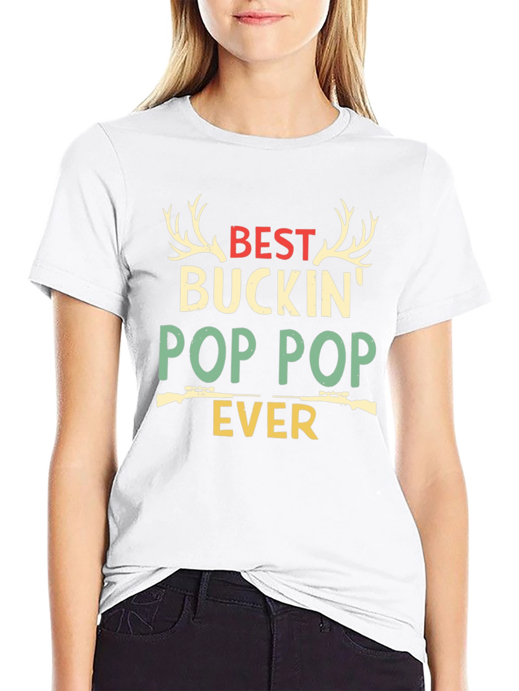 Best Buckin Pop Pop Ever Hunting T-Shirt