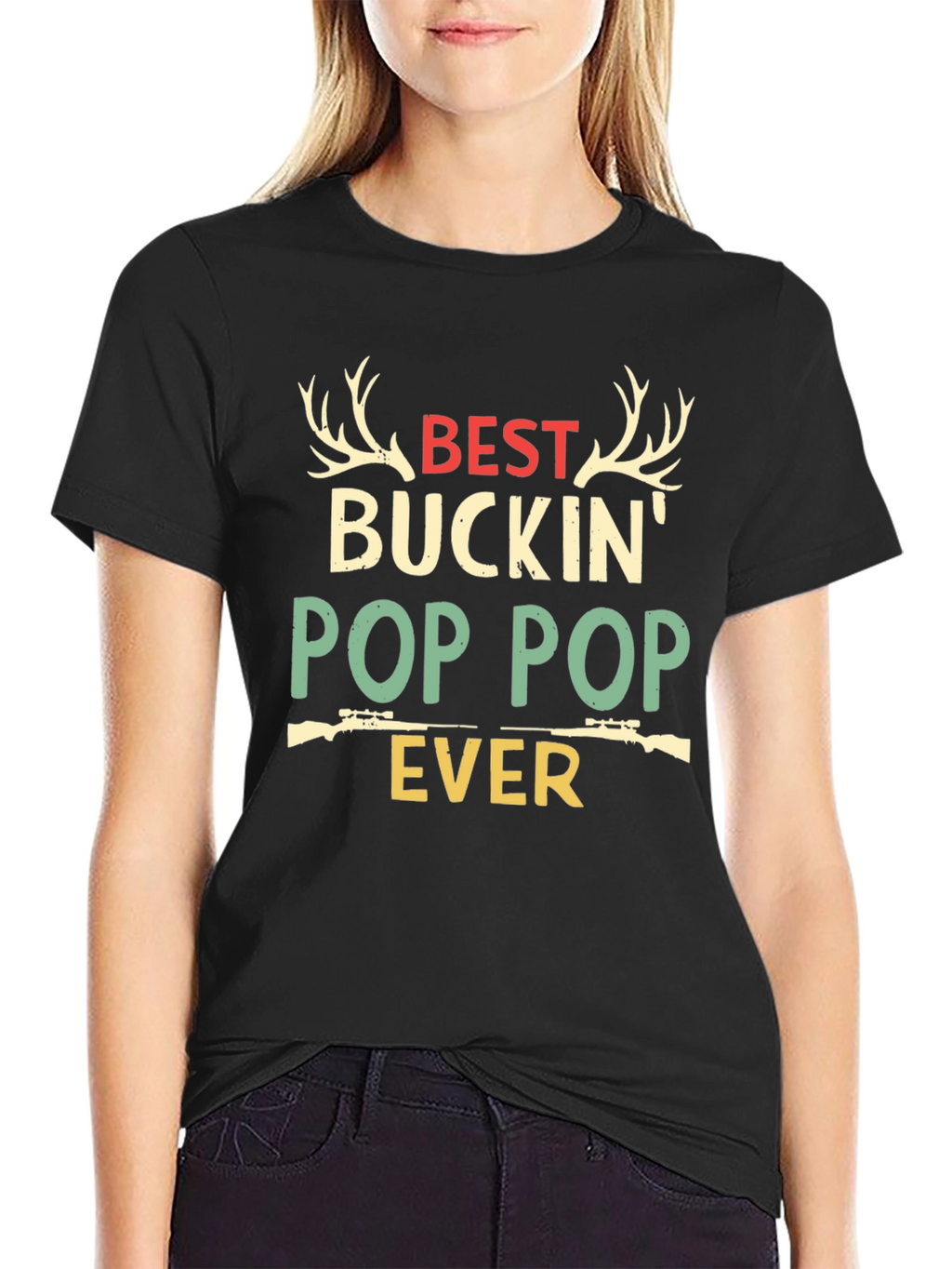 Best Buckin Pop Pop Ever Hunting T-Shirt