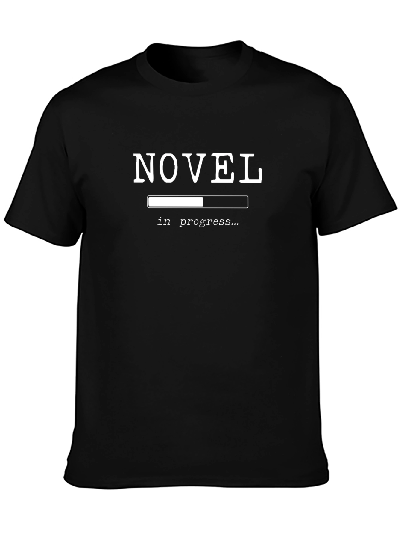 Novel In Progress Graphic Tee - Writers Shirt