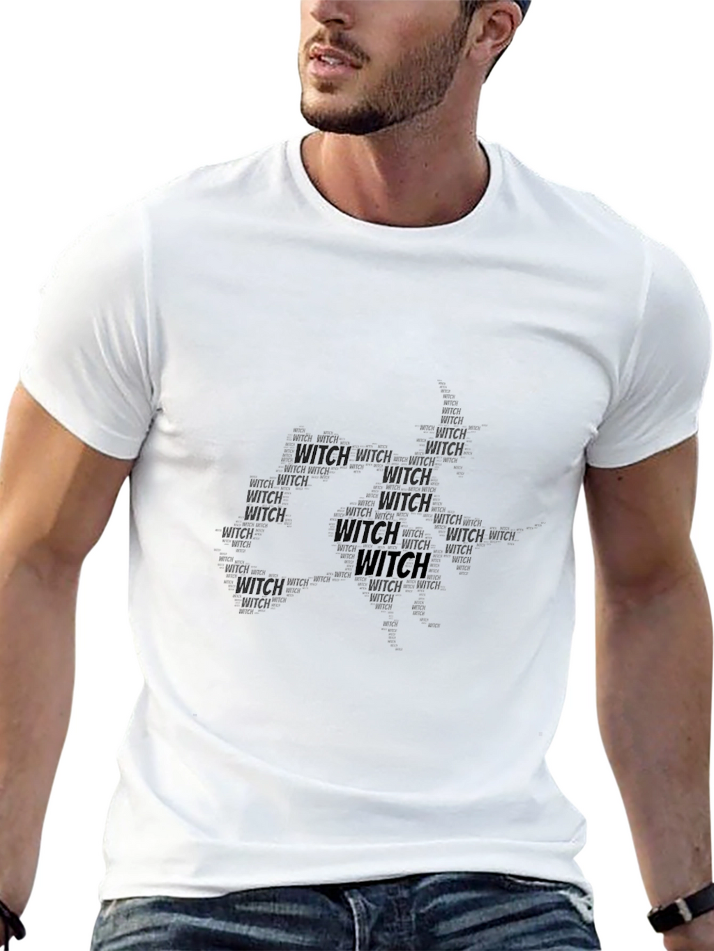 Witch Graphic Black T-Shirt