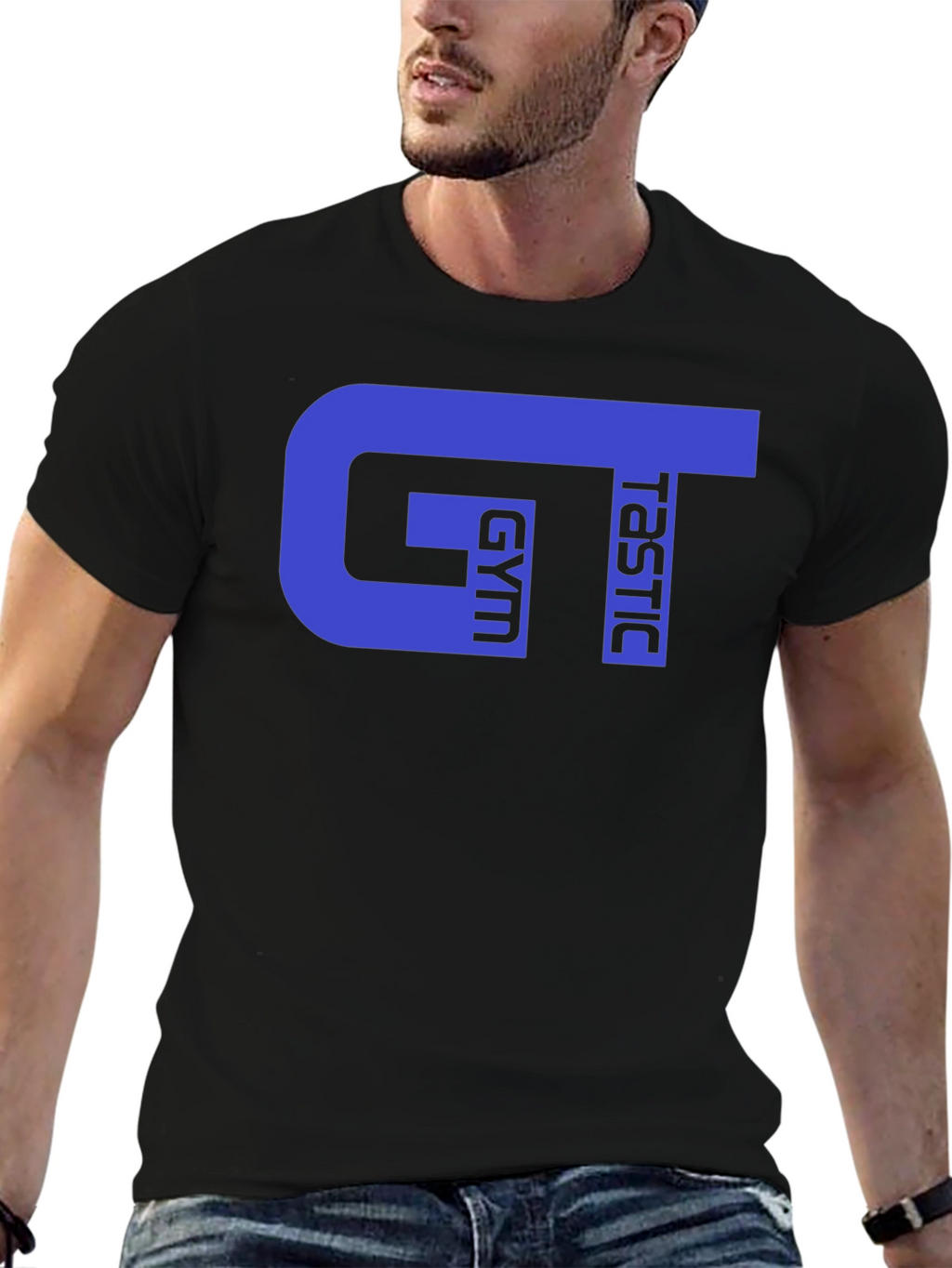 Gym Tastic Black T-Shirt