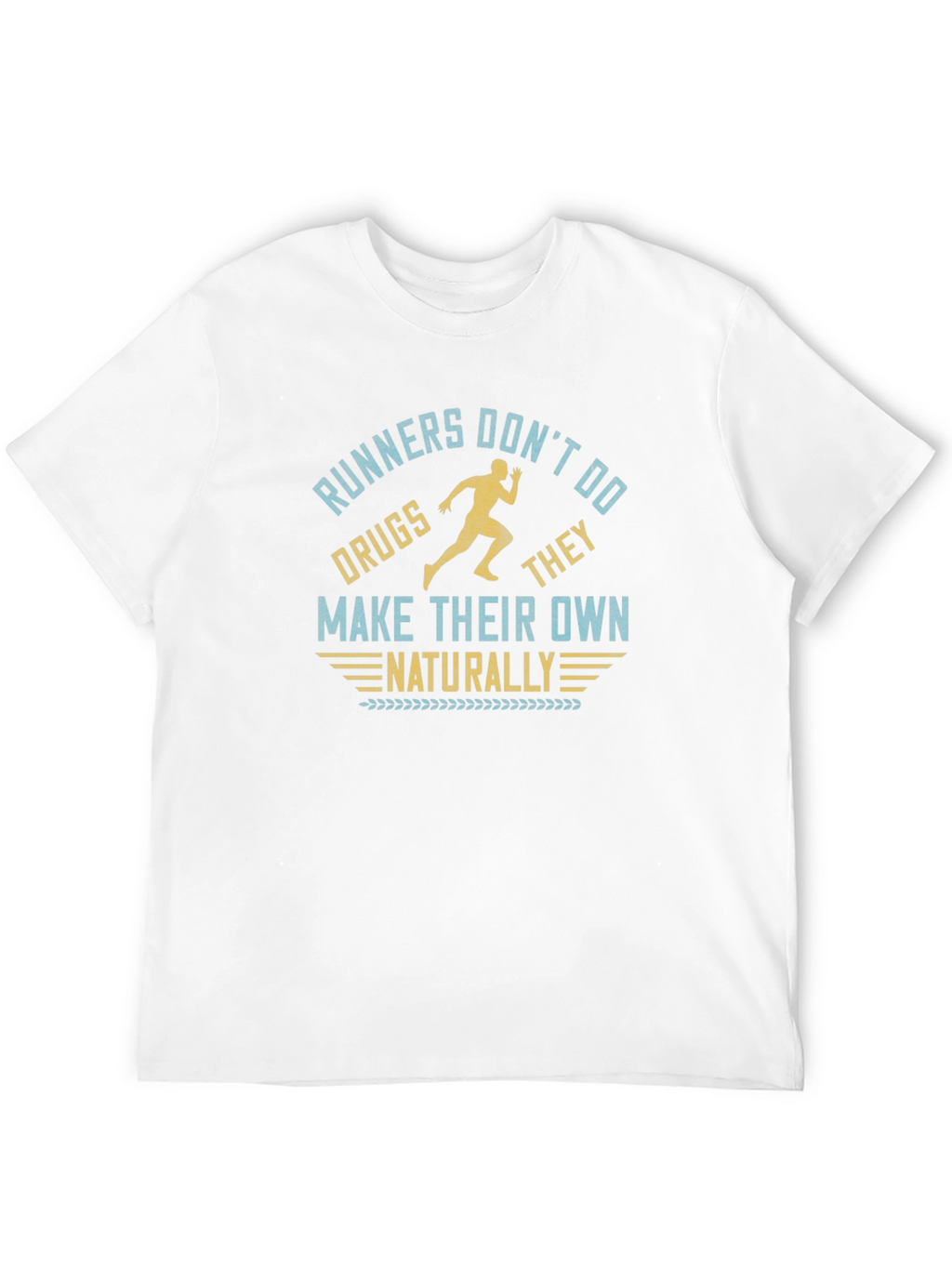 Runners Dont Do Drugs Tee